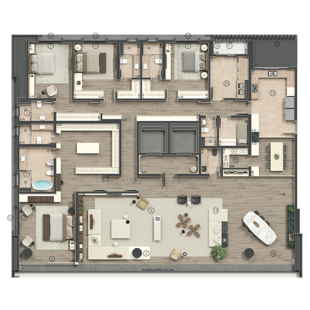 PLANTA SALA AMPLIADA – TORRE W